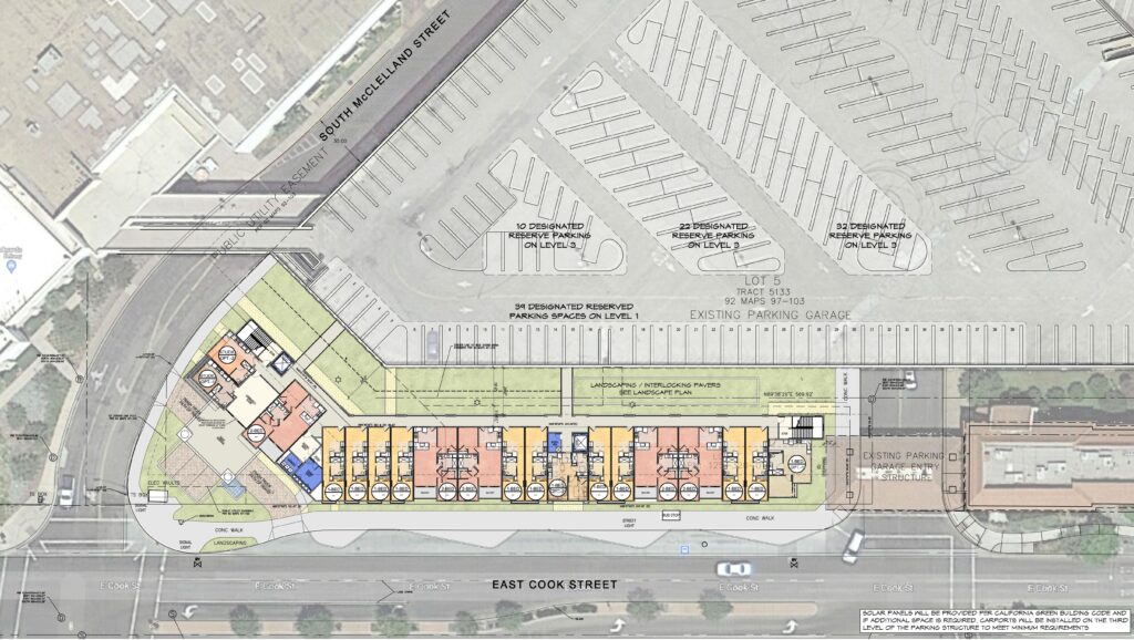 2022 11 11 a4 cook street apartments site plan & parking level 3 30x42